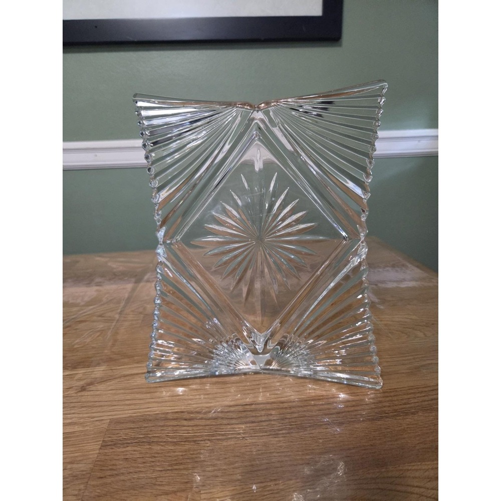 Mikasa Starlet Beveled Crystal Photo Frame 5.25" x 6.25"